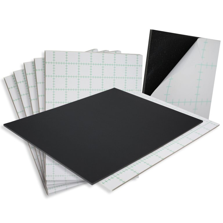 Foam Core Backing Board 3/16 Black 1 Side Self Adhesive 20x30- 50
